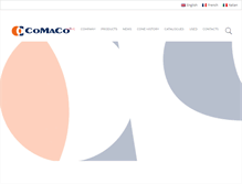 Tablet Screenshot of comacoalimentare.it